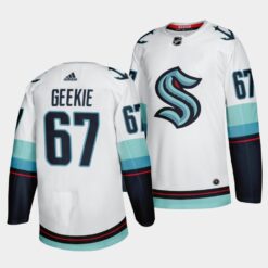 Seattle Kraken Morgan Geekie Away White Jersey