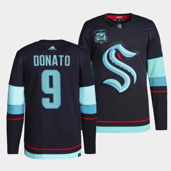 Seattle Kraken Ryan Donato Home Navy Jersey Seattle Kraken Ryan Donato Home Navy Jersey
