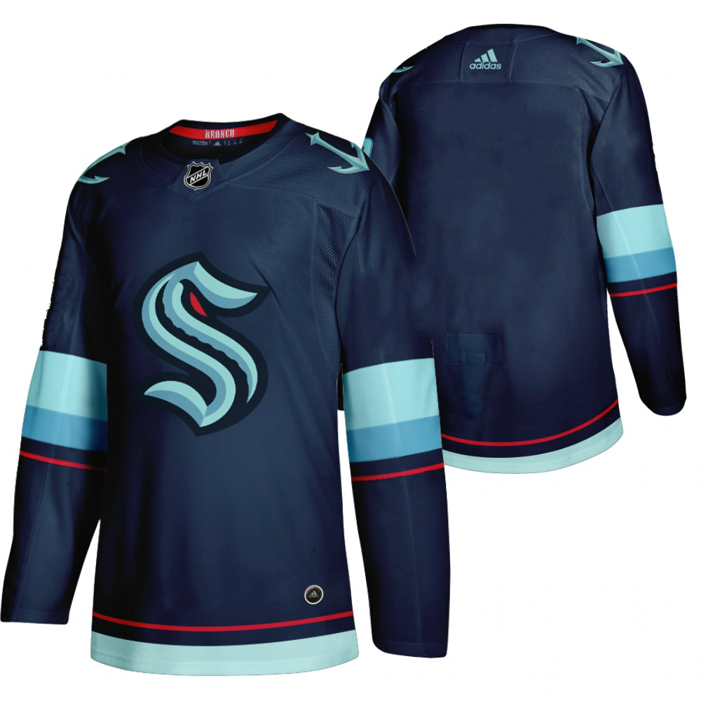 Seattle Kraken Team Navy Home Jersey Seattle Kraken Team Navy Home Jersey