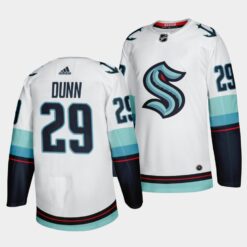 Seattle Kraken Vince Dunn Away White Jersey