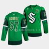Seattle Kraken Yanni Gourde Golden Edition White Jersey