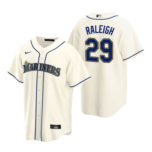 Seattle Mariners Cal Raleigh Cream Alternate Replica Jersey