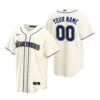Seattle Mariners Custom Black White Fashion Replica Jersey