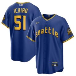 Seattle Mariners Ichiro Suzuki Royal 2023 City Connect Replica Jersey
