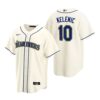 Seattle Mariners Eugenio Suarez White Home Replica Jersey