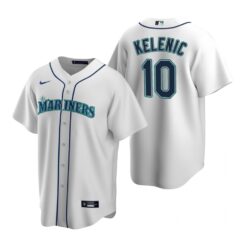 Seattle Mariners Jarred Kelenic White Home Replica Jersey