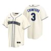 Seattle Mariners Jarred Kelenic Cream Alternate Replica Jersey