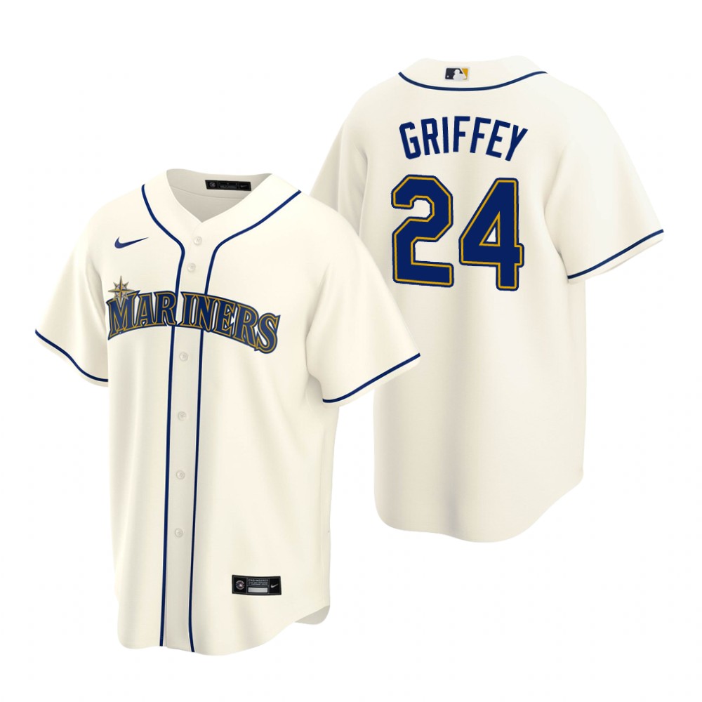 Seattle Mariners Ken Griffey Jr. Cream Replica Alternate Jersey Seattle Mariners Ken Griffey Jr. Cream Replica Alternate Jersey