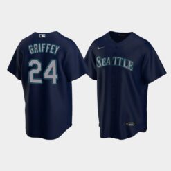 Seattle Mariners Ken Griffey Jr. Navy Replica Alternate Jersey