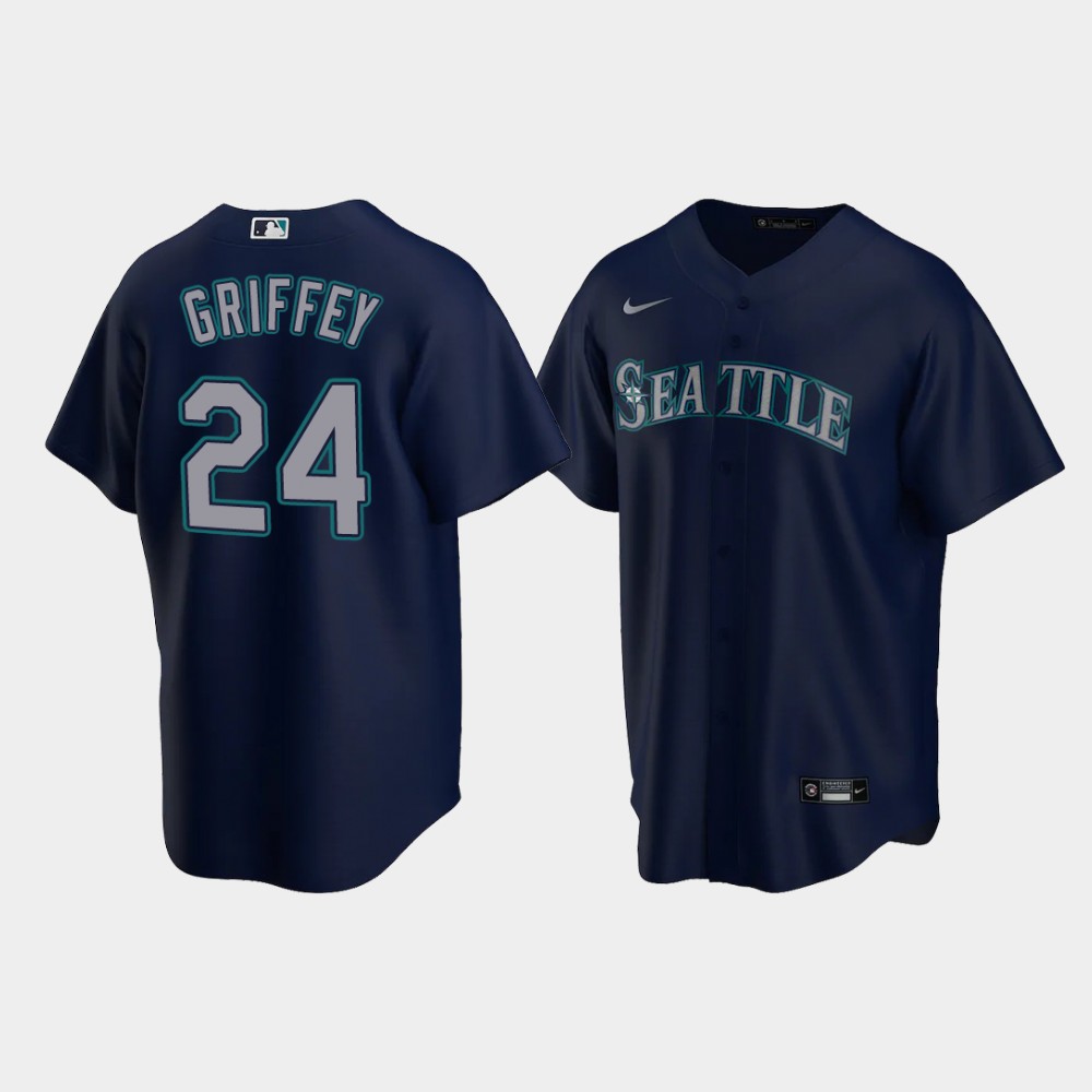 Seattle Mariners Ken Griffey Jr. Navy Replica Alternate Jersey Seattle Mariners Ken Griffey Jr. Navy Replica Alternate Jersey
