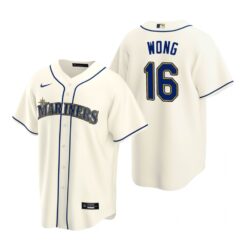 Seattle Mariners Kolten Wong Cream Alternate Replica Jersey