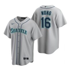 Seattle Mariners Kolten Wong Gray Road Replica Jersey
