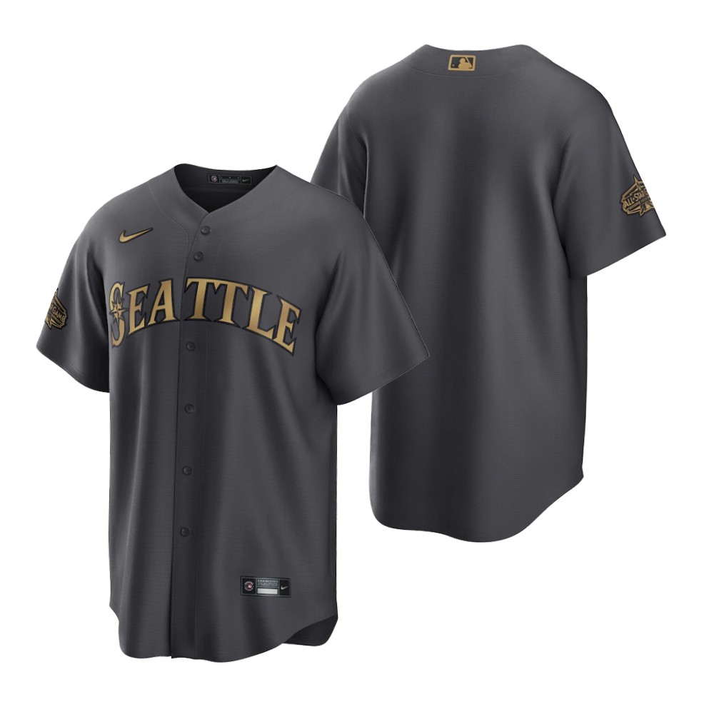 Seattle Mariners Team Charcoal 2022 All-Star Game Replica Jersey Seattle Mariners Team Charcoal 2022 All-Star Game Replica Jersey