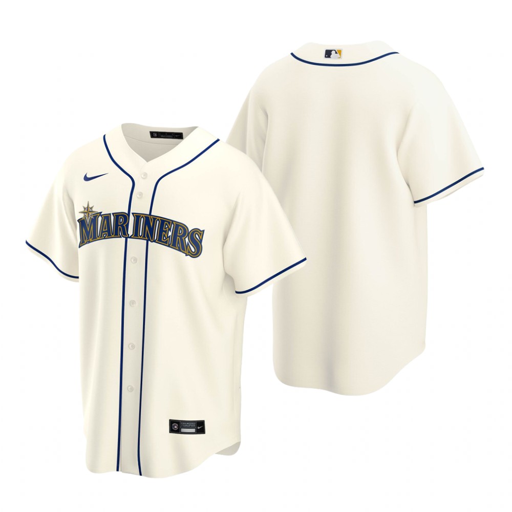 Seattle Mariners Team Cream Replica Alternate Jersey Seattle Mariners Team Cream Replica Alternate Jersey