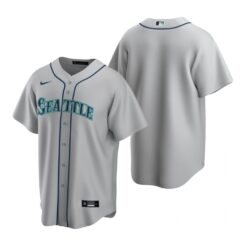Seattle Mariners Team Gray Replica Road Jersey