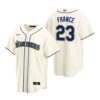 Seattle Mariners Ty France Black White Fashion Replica Jersey