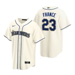 Seattle Mariners Ty France Cream Alternate Replica Jersey