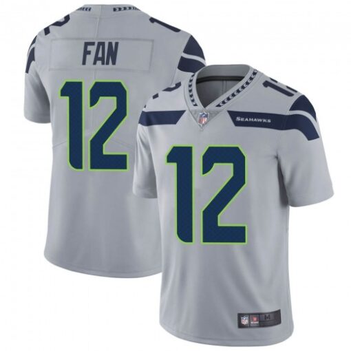 Seattle Seahawks 12th Fan Gray Limited Jersey