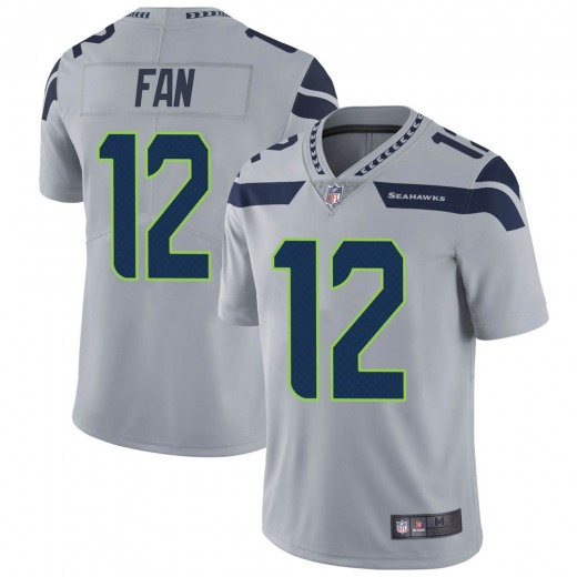 Seattle Seahawks 12th Fan Gray Limited Jersey Seattle Seahawks 12th Fan Gray Limited Jersey