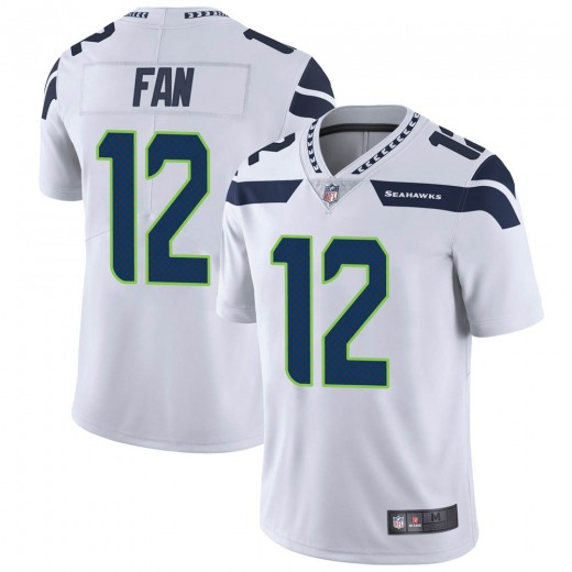 Seattle Seahawks 12th Fan White Limited Jersey Seattle Seahawks 12th Fan White Limited Jersey