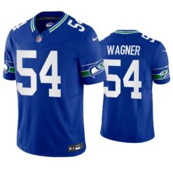 Seattle Seahawks Bobby Wagner Royal Throwback Limited Jersey