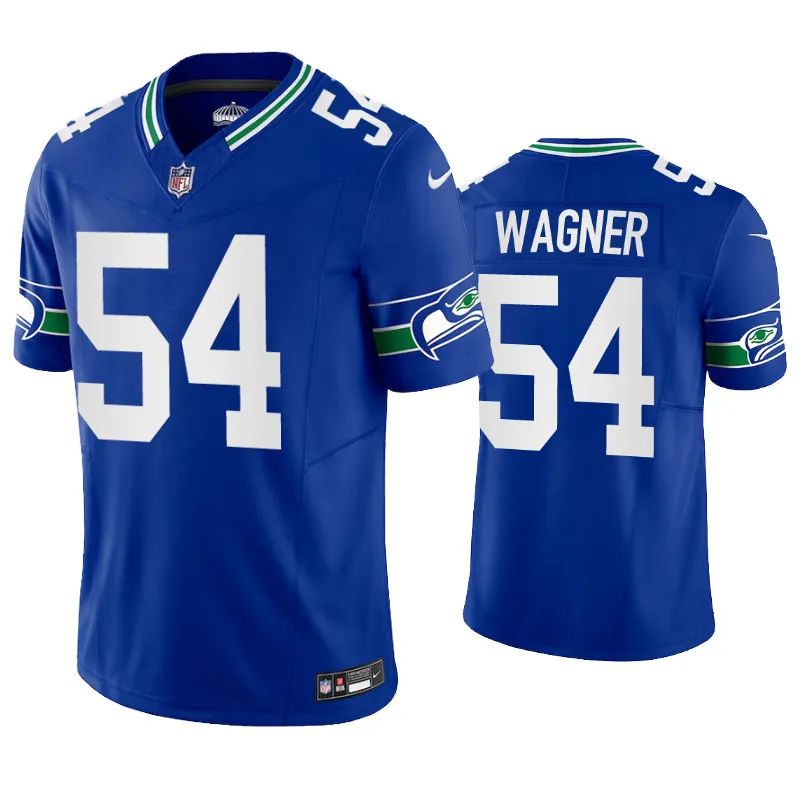 Seattle Seahawks Bobby Wagner Royal Throwback Limited Jersey Seattle Seahawks Bobby Wagner Royal Throwback Limited Jersey