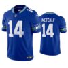 Seattle Seahawks Geno Smith Royal Throwback Limited Jersey