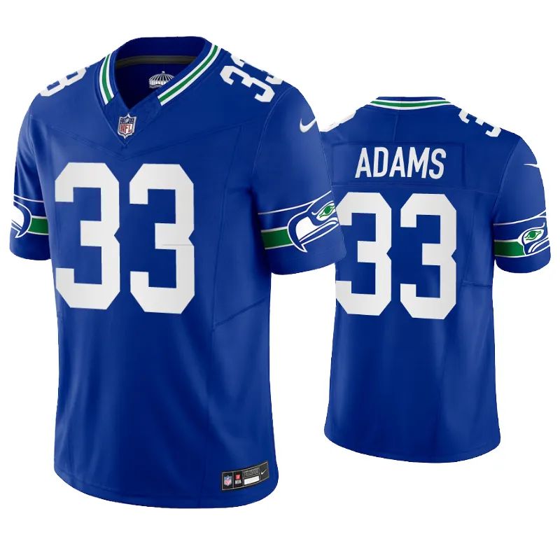 Seattle Seahawks Jamal Adams Royal Throwback Limited Jersey Seattle Seahawks Jamal Adams Royal Throwback Limited Jersey