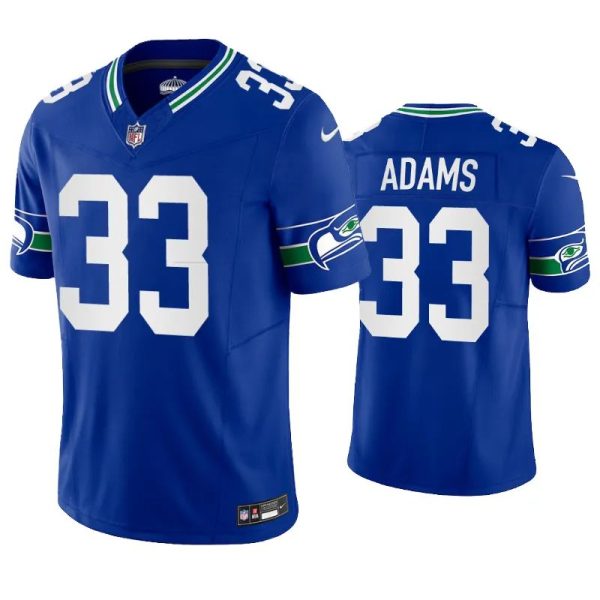 Seattle Seahawks Jamal Adams Royal Throwback Limited Jersey Seattle Seahawks Jamal Adams Royal Throwback Limited Jersey