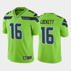 Seattle Seahawks Tyler Lockett Green Color Rush Limited Jersey