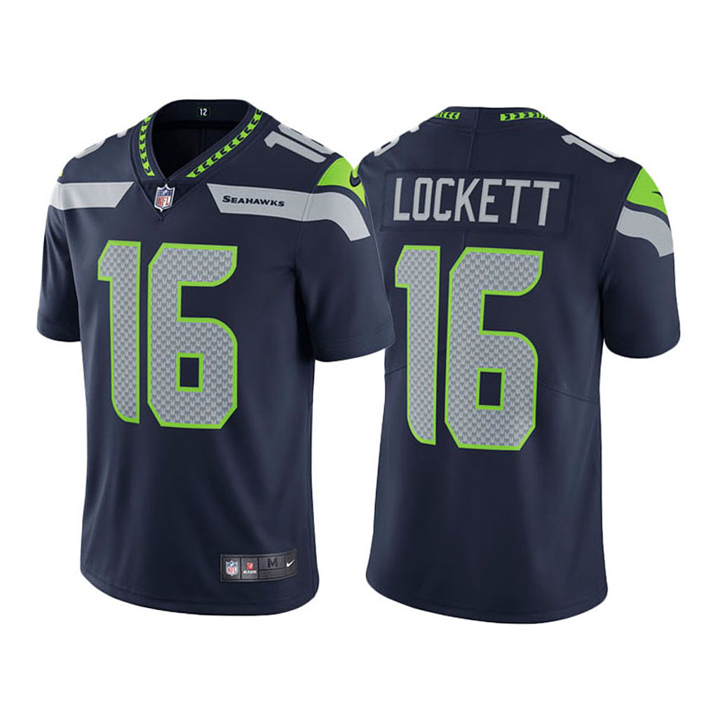 Seattle Seahawks Tyler Lockett Navy Limited Jersey Seattle Seahawks Tyler Lockett Navy Limited Jersey