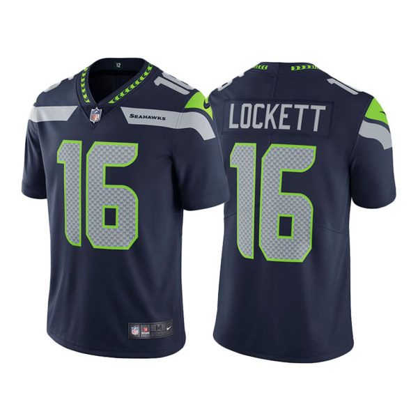 Seattle Seahawks Tyler Lockett Navy Limited Jersey Seattle Seahawks Tyler Lockett Navy Limited Jersey