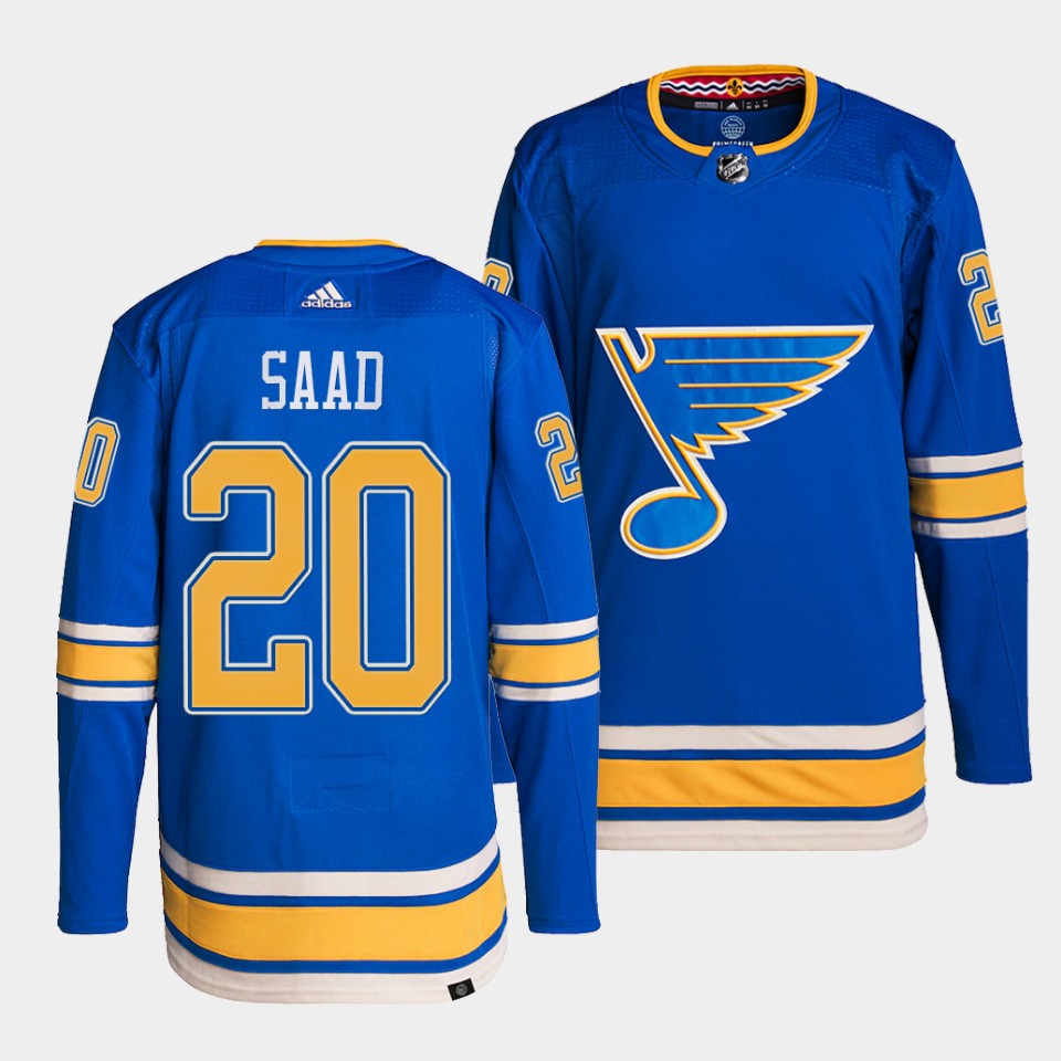 St. Louis Blues Brandon Saad Alternate Blue Jersey St. Louis Blues Brandon Saad Alternate Blue Jersey