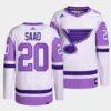 St. Louis Blues Brandon Saad Reverse Yellow Jersey