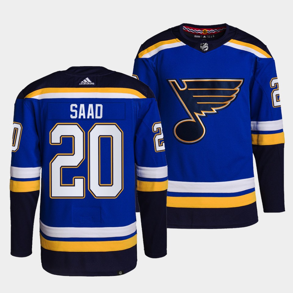 St. Louis Blues Brandon Saad Home Blue Jersey St. Louis Blues Brandon Saad Home Blue Jersey