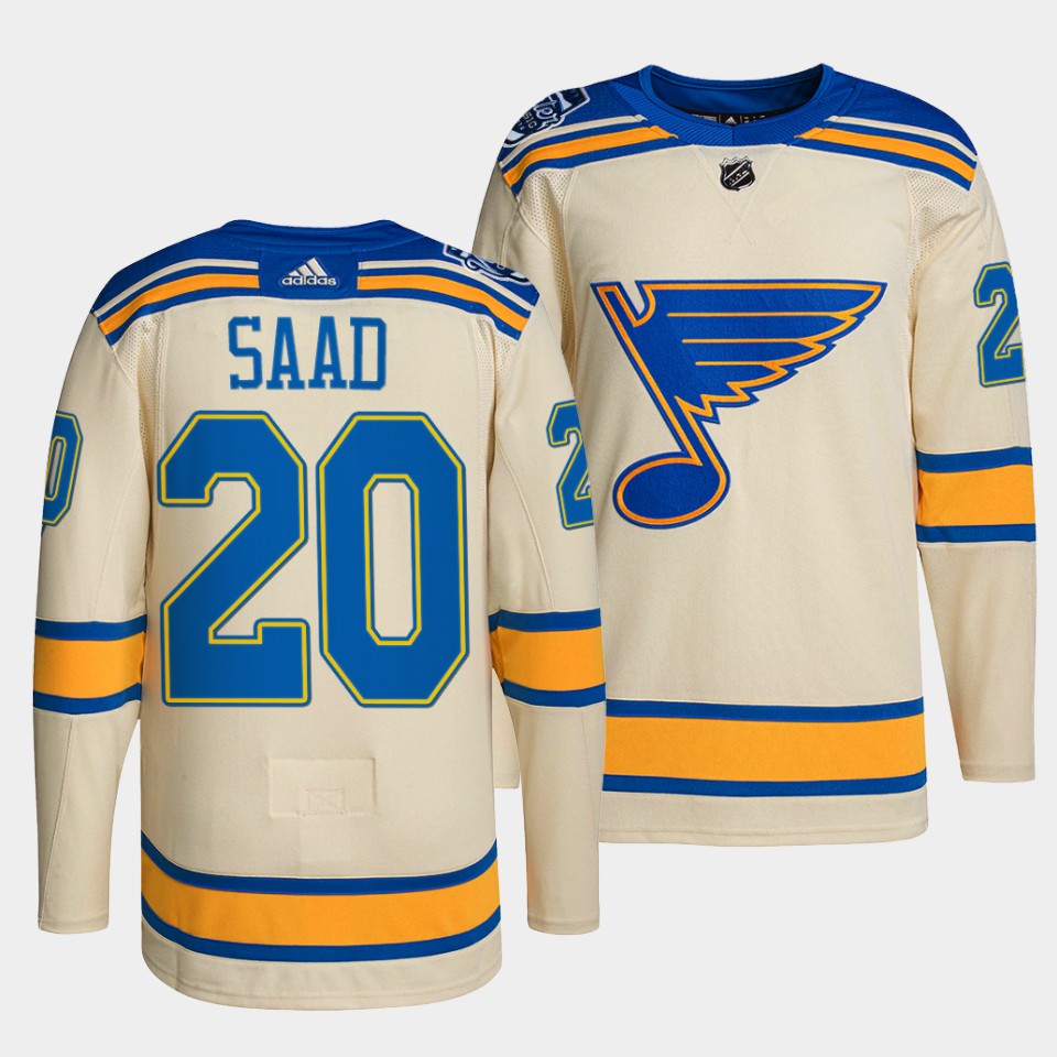 St. Louis Blues Brandon Saad Winter Classic Cream Jersey St. Louis Blues Brandon Saad Winter Classic Cream Jersey