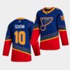 St. Louis Blues Brayden Schenn Home Blue Jersey