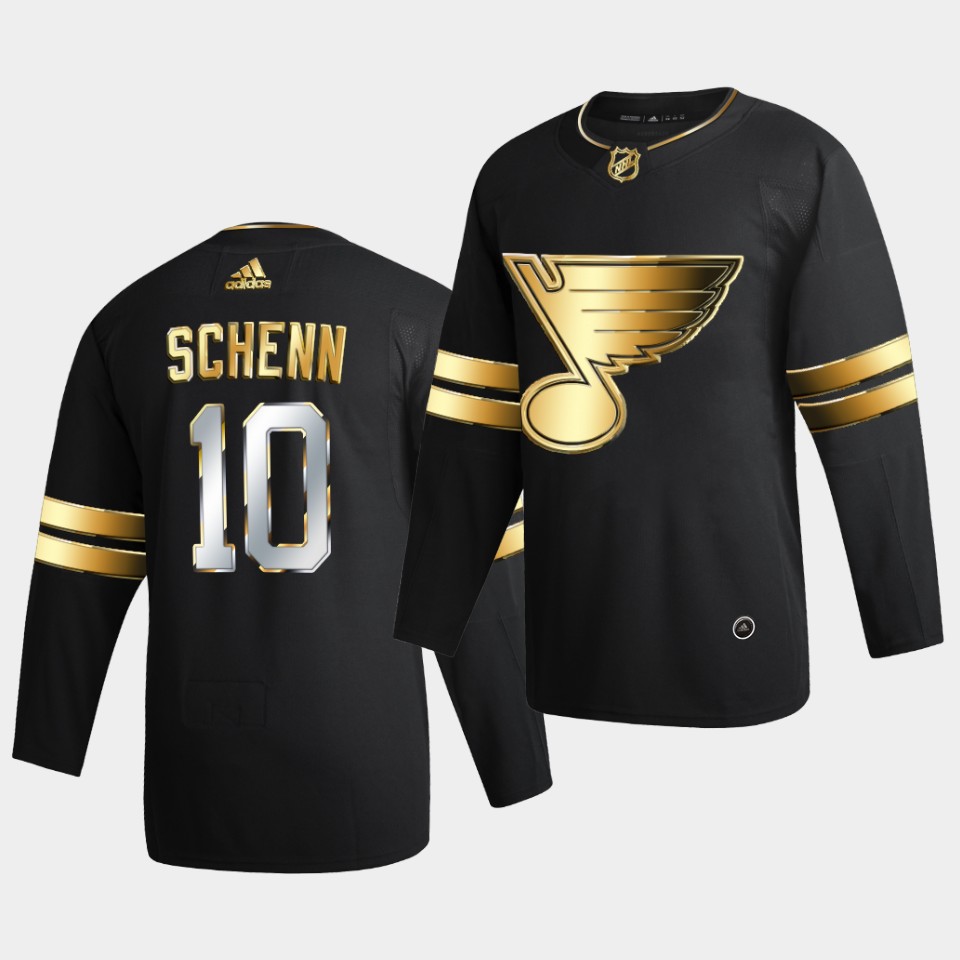 St. Louis Blues Brayden Schenn Golden Edition Limited Black Jersey St. Louis Blues Brayden Schenn Golden Edition Limited Black Jersey