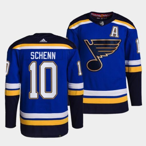 St. Louis Blues Brayden Schenn Home Blue Jersey