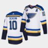 St. Louis Blues Brayden Schenn Home Blue Jersey