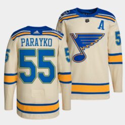 St. Louis Blues Colton Parayko Winter Classic Cream Jersey