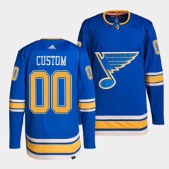 St. Louis Blues Custom Alternate Blue Jersey