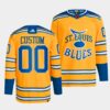 St. Louis Blues Custom Alternate Blue Jersey
