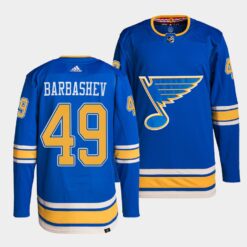 St. Louis Blues Ivan Barbashev Alternate Blue Jersey