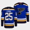 St. Louis Blues Jordan Kyrou HockeyFightsCancer White Jersey