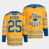 St. Louis Blues Justin Faulk Golden Edition Limited Black Jersey