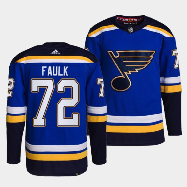 St. Louis Blues Justin Faulk Home Blue Jersey St. Louis Blues Justin Faulk Home Blue Jersey