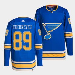 St. Louis Blues Pavel Buchnevich Alternate Blue Jersey