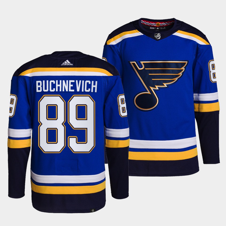 St. Louis Blues Pavel Buchnevich Home Blue Jersey St. Louis Blues Pavel Buchnevich Home Blue Jersey