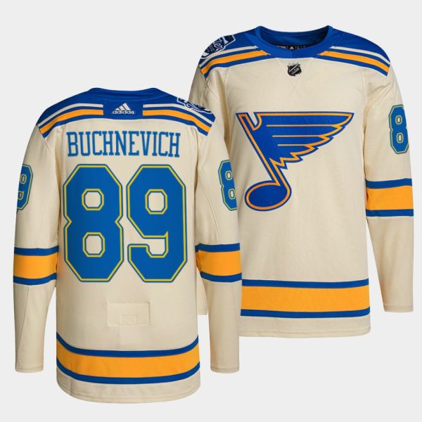 St. Louis Blues Pavel Buchnevich Winter Classic Cream Jersey St. Louis Blues Pavel Buchnevich Winter Classic Cream Jersey